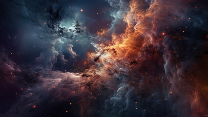 Fototapeta na wymiar Nebula Web 003
