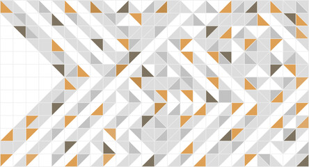 Abstract Geometric Background Triangle Hydraulic Tiles Mosaic Vector