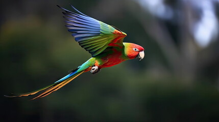 parrot bird, nature background