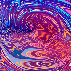abstract colorful texture, made with waves and fluids