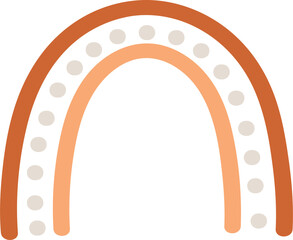 Boho Rainbow Illsutration