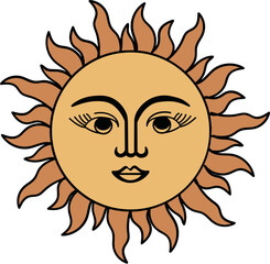 Sun Illustration