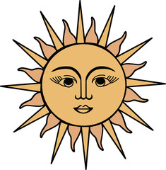Sun Illustration