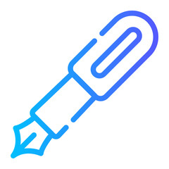 fountain pen gradient icon