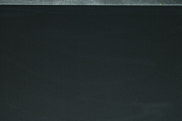 Fototapeta premium blank clean new chalkboard in wooden frame, blackboard for education school