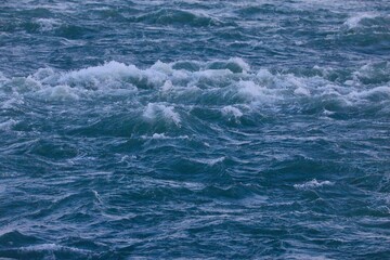 turbulent water surface