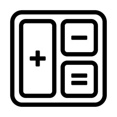 Obraz premium 電卓のアイコン