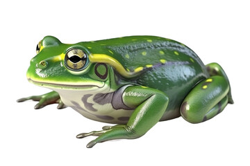Obraz premium frog on a transparent background, Generative Ai