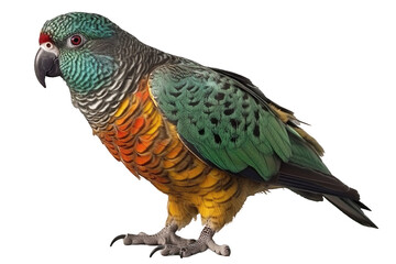 Obraz premium parrot on a transparent background, Generative Ai