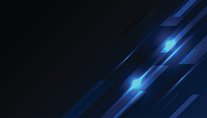 abstract blue technology communication. Hi-tech digital technology and engineering, digital telecom technology concept. 