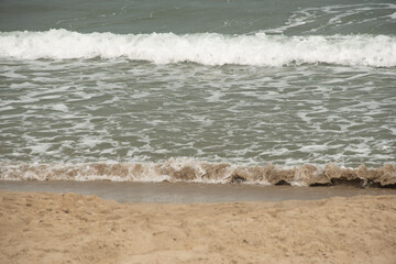 waves on the beach