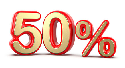 3d Number 50 Percent