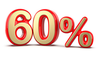 3d Number 60 Percent