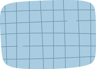 Rounded Rectangle Checkered Shape