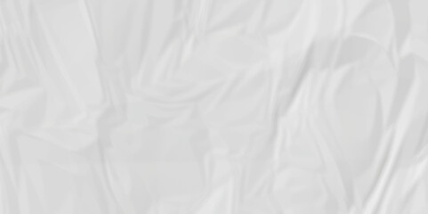 white facbric paper backdrop crumpled texture. white wrinkled textured crumpled black paper background. panorama white paper texture background, crumpled pattern.