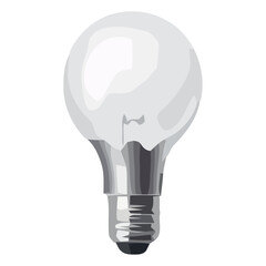 Efficient lightbulb symbolizes bright ideas and innovation