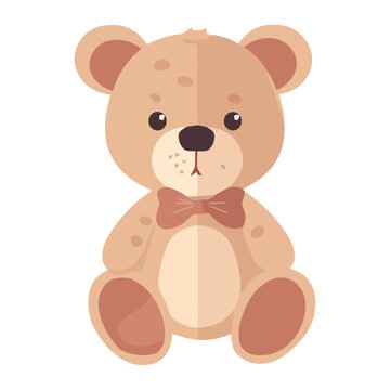 Fluffy teddy bear toy brings birthday joy