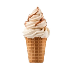 ice cream isolated on transparent background