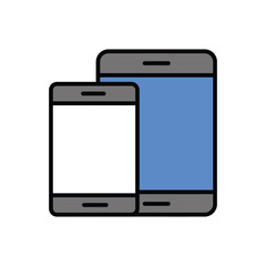 Mobile Device icon vector stock.