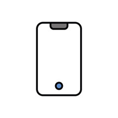 Smartphone icon vector stock.