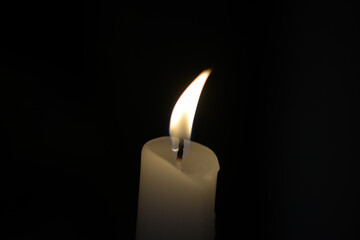 ロウソクの炎