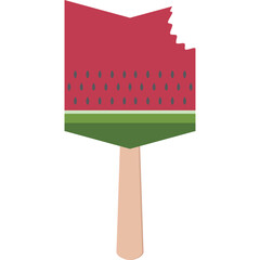 Watermelon Candy Stick Cool Fresh Summer Food Fruit Eating
