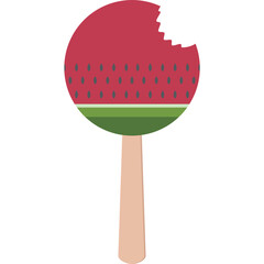 Watermelon Candy Stick Cool Fresh Summer Food Fruit Eating
