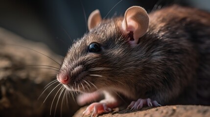 Up Close with a Brown Rat