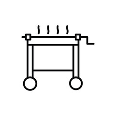 Outdoor Kitchen icon vector stock.
