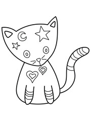 This cute and cuddly kitten coloring page is perfect for children who love animals. The detailed illustrations will keep kids engaged and entertained as they color in this feline friend.