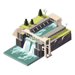 icon water dam architecture modern