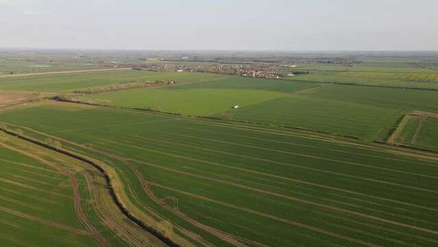 The countryside to the east of Dunholme in Lincolnshire. Dunholme is a village and civil parish in the West Lindsey district of Lincolnshire, England.