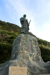 中岡慎太郎像（高知県・室戸市）