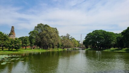 Obraz premium 大自然の中の遺跡