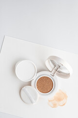 クッションファンデーション　コピースペースあり