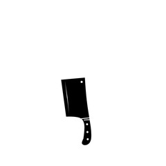 Simple Vector Icon Kitchen Hatchet 