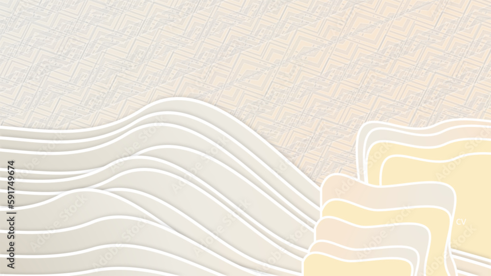 Wall mural abstract vector design using lines and minimalism.