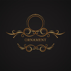 classic frame and vintage logo border