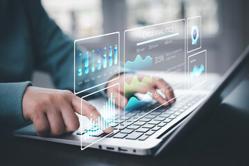 Working Data Analytics and Data Management Systems and Metrics connected to corporate strategy database for Finance, Intelligence,  Business Analytics with Key Performance Indicators, social network