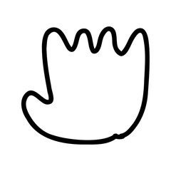 kid and adventures icon hand drawn