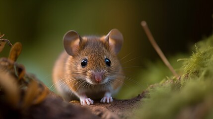 Adorable Field Mouse Close-Up