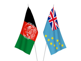 Tuvalu and Islamic Republic of Afghanistan flags
