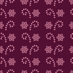 Luxury flower pattern design vector