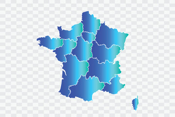 France Map teal blue Color Background quality files png