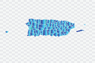  Puerto Rico Map teal blue Color Background quality files png
