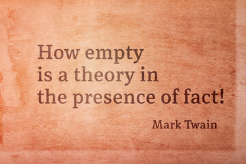 presence of fact Twain