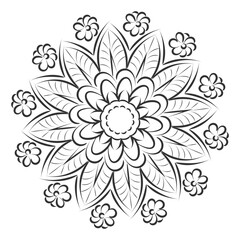 Mandala Art design in circle. Simple mandala design floral mandala art beautiful mandala artwork