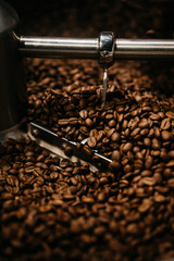 Coffee Beans being roasted