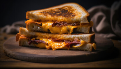 Toast and Cheese Generate Ai