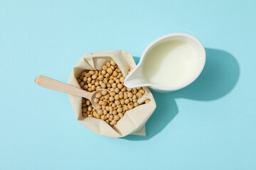 Soy milk and soy, composition for healthy food concept